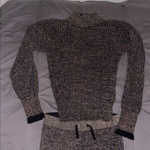 Scotch & Soda Black and Gold Sweater